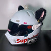 Scooter With Lights Motorcycle Shiny Veil Helmet Accessories Motorcycle Wedding Headdress