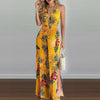 Printed Suspender Dress Plus Size Loose Jumpsuit