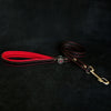 ''Bijou'' leather lead red by Bestia