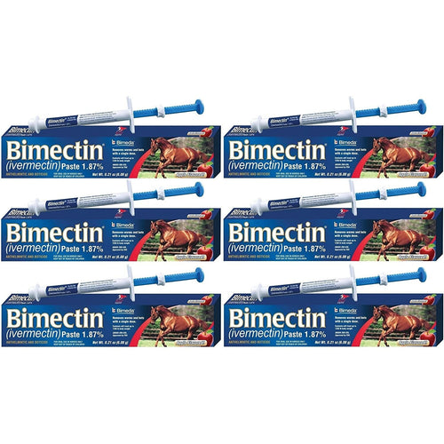 Bimectin Apple Flavored Horse Wormer 6-Pack Apple Flavor