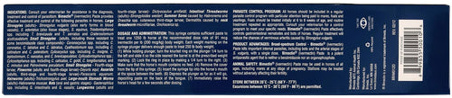 Bimectin Paste Horse Dewormer, 1-Dose
