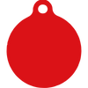 Black Daisy HD Dog ID Tag