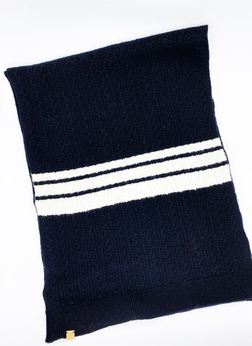 Cashmere Blend Scarf sets for Pets and their humans, Black and White