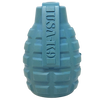 Grenade Shaped eDispenser Durable Dog Chew Toy & Treat Dispenser - Red & Blue