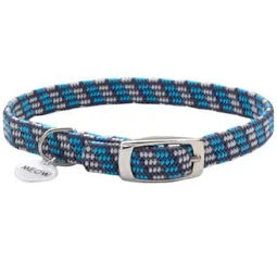 Costal Elasta Cat Reflective Breakaway Collar 10 blue/black