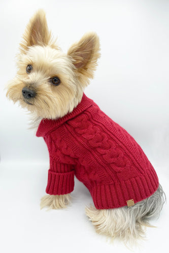 Brooklyn Cashmere Cardigan, Garnet