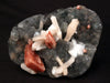 Brown Heulandite Crystals With Stilbite on MM Quartz Natural Minerals Specimen # B 1529