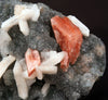 Brown Heulandite Crystals With Stilbite on MM Quartz Natural Minerals Specimen # B 1529