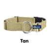 5/8″ and 1″ Tan Nylon Dog Collar
