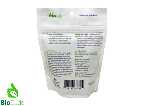 The Bio Dude - Bug Grub - Premium Insect Gutload - DS