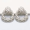 Geometric Hollow Leaf-shaped Earrings Personalized Female Earrings