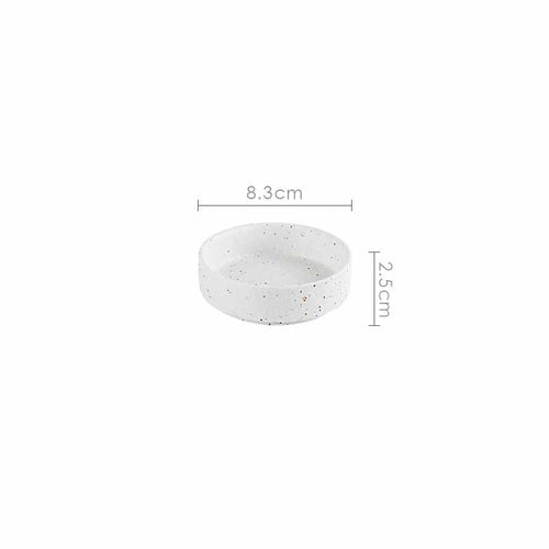 Porcelain Ceramic Bowl Dinner Plate Spoon Tableware