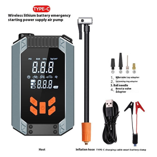 Car Wireless Inflatable emergency Start Power All-in-one Machine