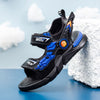 Mesh Cartoon Leather Trendy Boys' Shoes