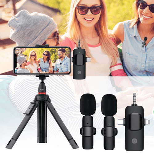 Wireless Lavalier Microphone For IPhone - Android Phone Camera Computer ...