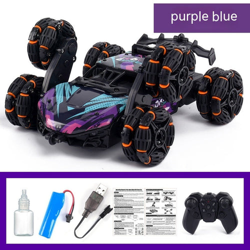Children's Six-wheel Swing Arm High-speed Drift Off-road Vehicle Remote Control Car Toy