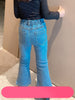 Girls' Autumn Micro-flare Jeans