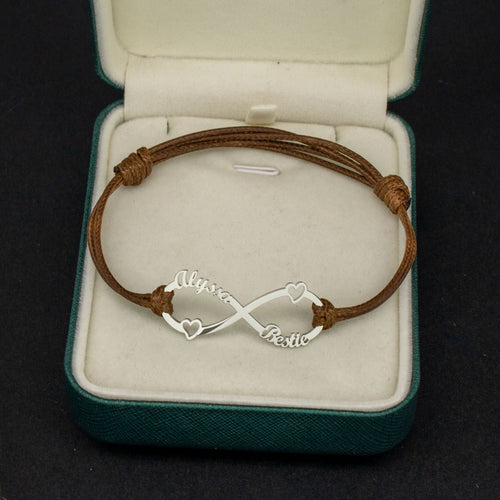Fashion Gift Lasheng Unlimited Name Bracelet