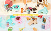 Children's Cat Toys Pretend Toys Cat Character Toy Set Children's Toys Interactive Cat Role Playing Realistic Cat Care Center