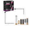 Cross-border Foreign Trade Popular Multi-functional Airy Curl Hot Air Comb Blowing Combs Hair Curler Straight Comb Hair Dryer