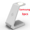 3 In 1 Fast Charging Station Wireless Charger Stand Wireless Quick Charge Dock For Phone Holder