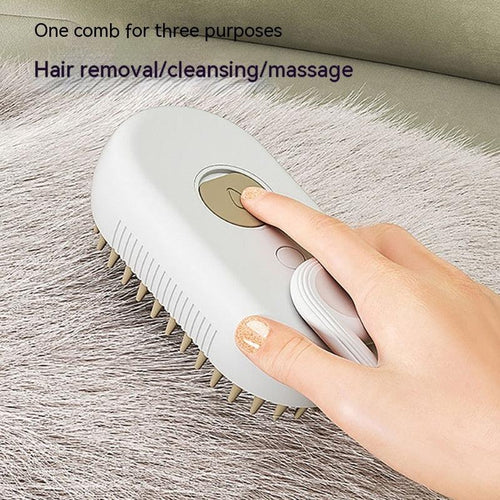 3 In 1 Electric Spray Cat Steam Brush
