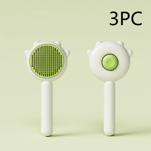 Cat Comb Massager One Tap Fur Punch Out Feature