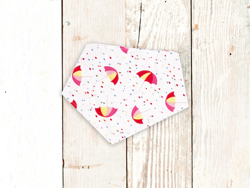 Pink Umbrellas Dog Bandana