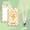Student Card Set Hanging Neck Strap Hanging Rope Name Tag ID Set Cartoon