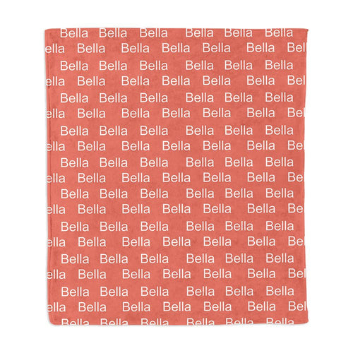 Personalized Name Blanket For Infants And Toddlers