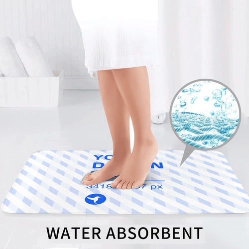 31.5x20in Flannel Non-slip Floor Mats Three-piece Set