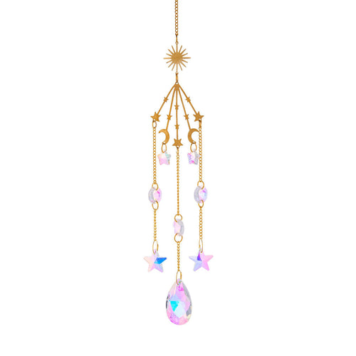 Galaxy Crystal Sun Catcher Lighting Wind Chime Pendant