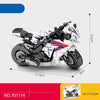 Assembled Toy Dirt Bike Series Model Boys Gift