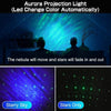 LED Aurora Galaxy Starry Sky Night Lights Star Projector Lamp Bluetooth Speaker