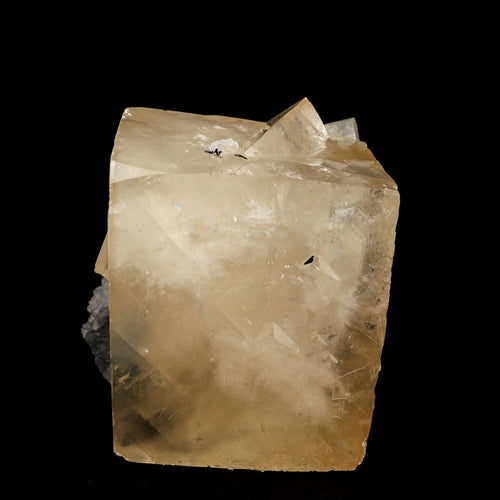 Calcite Cube with MM Quartz Natural Mineral Specimen # B 6237