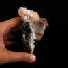 Calcite Cube with Stilbite and Chalcedony Natural Mineral Specimen # B 6495