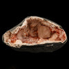 Calcite Cube with stilbite inside Chalcedony Geode Natural Mineral Specimen # B 5894
