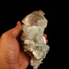 Calcite Golden Color with Stilbite Natural Mineral Specimen # B 6616