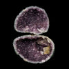 Calcite Inside Sparkling Amethyst Geode Natural Mineral Specimen  # B 5217