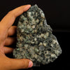 Calcite on Babingtonite & Chalcedony Natural Mineral Specimen # B 6659