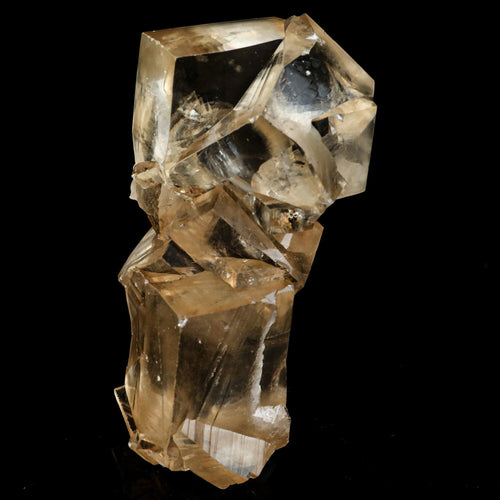 Calcite Terminated Golden Color Natural Mineral Specimen # B 6469