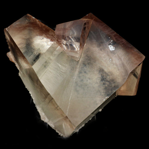 Calcite Terminated Golden Color Natural Mineral Specimen # B 6490