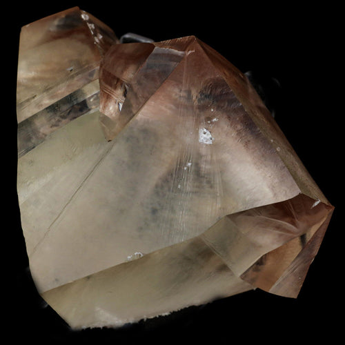 Calcite Terminated Golden Color Natural Mineral Specimen # B 6490