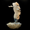 Calcite Tower with Stilbite and Chalcedony Natural Mineral Specimen # DK188
