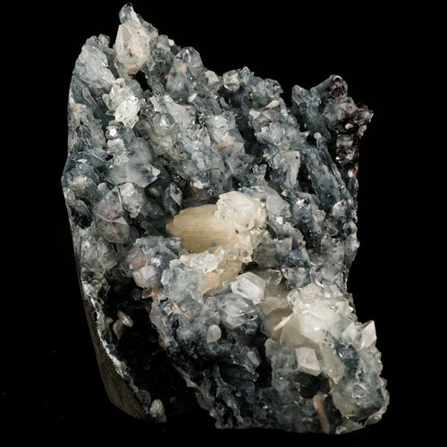 Calcite with Apophyllite Self Standing Natural Mineral Specimen # B 6422