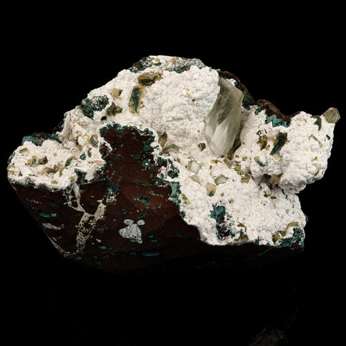 Calcite with Clinoptilolite on Mordenite Natural Mineral Specimen # B 6670