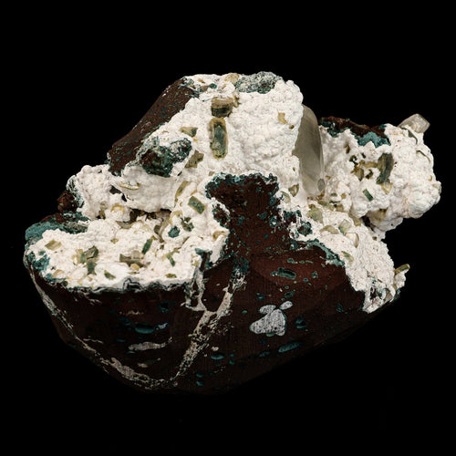 Calcite with Clinoptilolite on Mordenite Natural Mineral Specimen # B 6670
