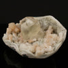 Calcite with Stilbite and Chalcedony Natural Mineral Specimen # B 5743