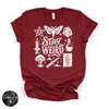 Stay Weird Tee | Alternative Graphic T-Shirt {WHITE DESIGN]