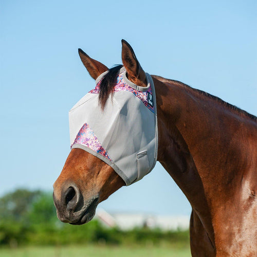 Cashel Crusader Fly Mask for Horses with Forelock Hole and UV Sun Block